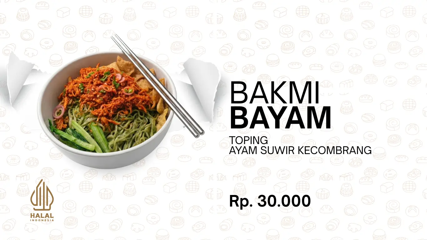 Bakmi Topping Ayam kecap