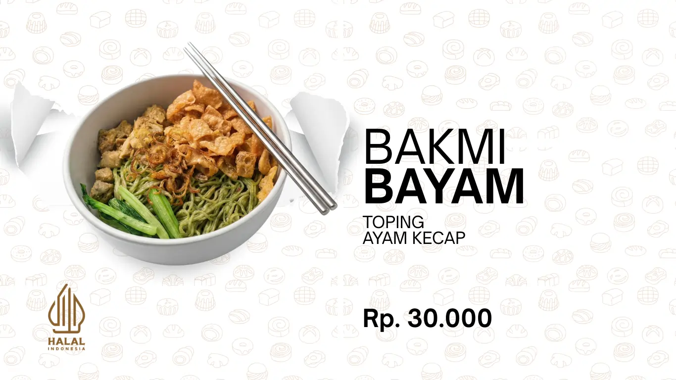 Bakmi Topping Ayam kecap